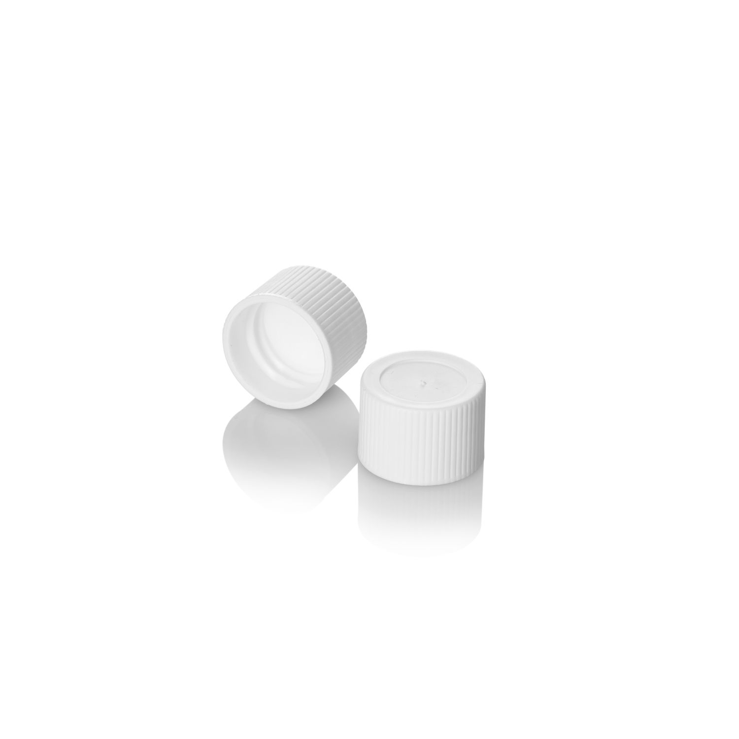 Supplier Of 20/410 White Wadded Screw Cap - Fine Ribbed