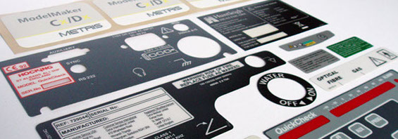 Custom Screen Printed Labels And Panels