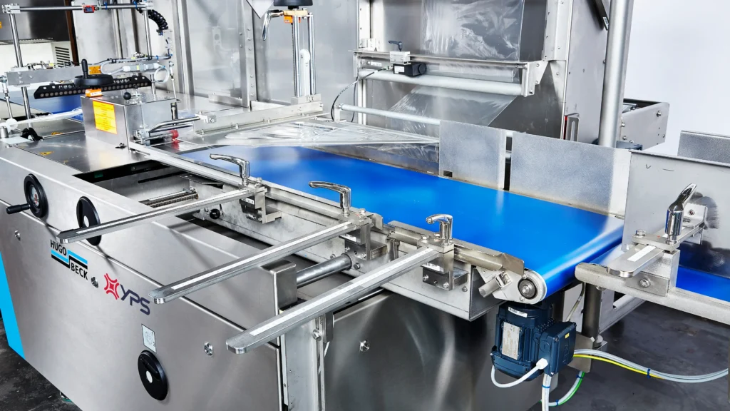 What are the difference in properties between blown and cast stretch films?