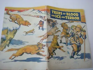 Rare Thomson Giveaways Treks Of Blood And Ice And Terror 34 Pages, Wizard Issue