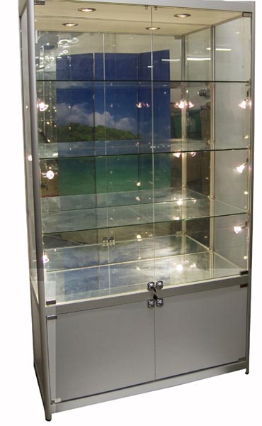 Tall Mirrored Storage Cabinets