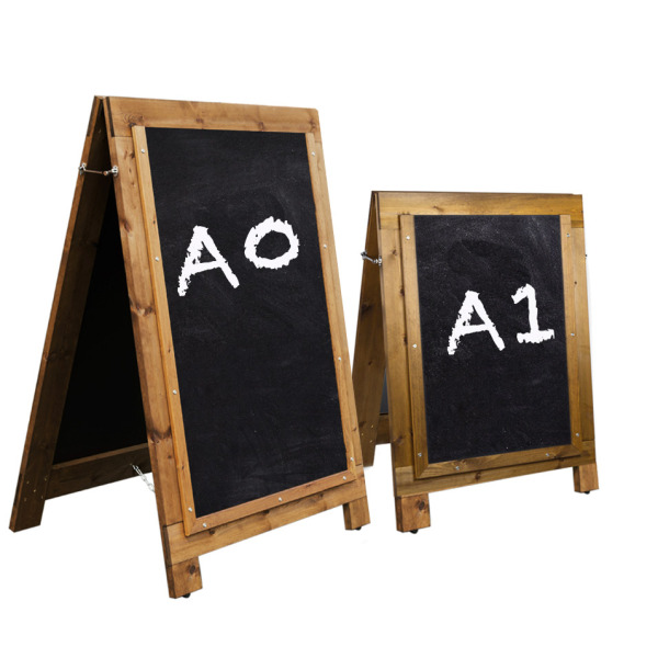 Heavy Duty Wood Framed Chalk A Board - A0 or A1
