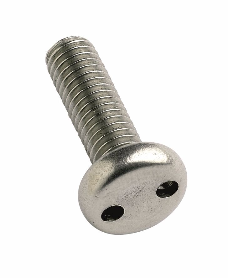 M4x30mm TH5 2-Hole A2 Pan Head Security Screw