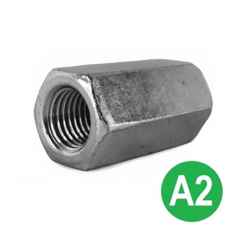 M8x25mm A2 Stainless Studding Connector