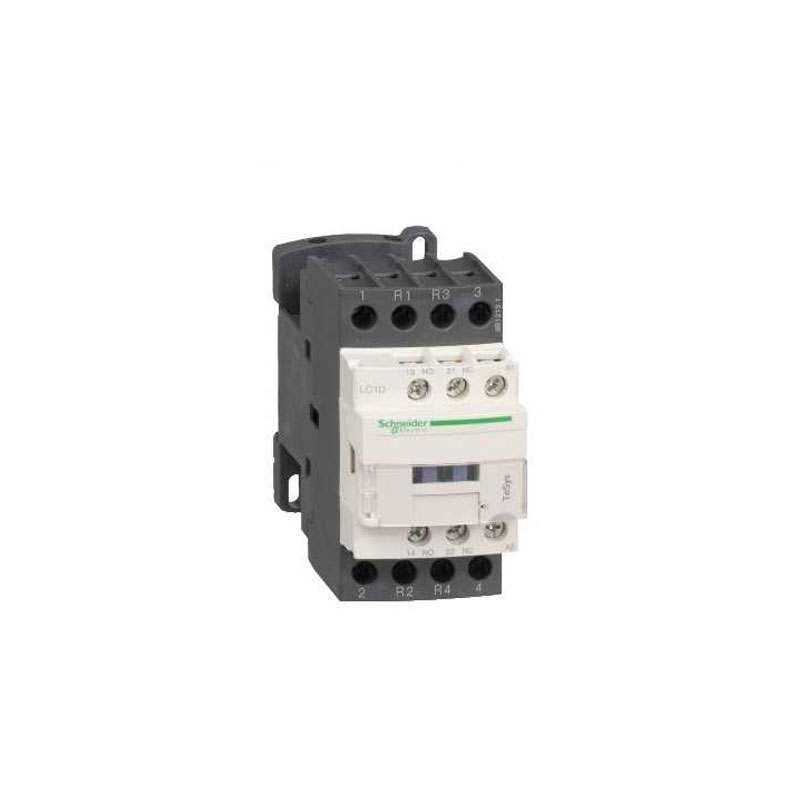 Schneider LC1D258BD Contactor 40A Amp 24V DC Volt 4 Main Poles 2 N/O & 2 N/C With 1 N/O & 1 N/C Aux Contact Configuration