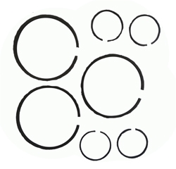Piston Ring Set HP&#43;LP - K30 &#40;216-217-218&#41; for CHINOOK Pump