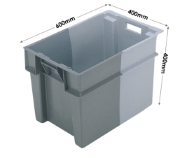 11065 (180 Degree) Euro Stacking and Nesting Containers 70 Litres (600 x 400 x 400mm)
