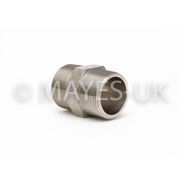 3/4" 3000 (3M) NPT            
Hex Nipple
A182 316/316L Stainless Steel
Dimensions to BS 3799