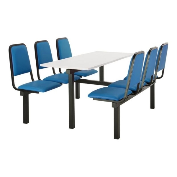 CU92 - 6-Seater Chester Canteen Unit - 2 Way Access, Blue, White