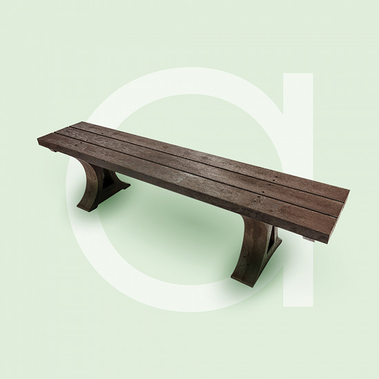 Backless Bench For Cities