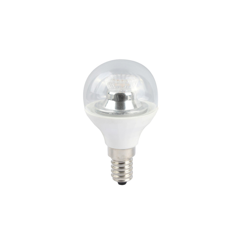 Bell Clear Round Dimmable Cool White LED Ball Bulb 2.1W E14