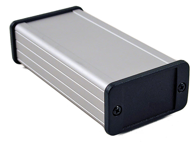 UK Suppliers Of 120 X 59 X 31mm Extruded Aluminium IP54 EMC Screened Enclosure With Metal Plate