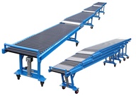 Industrial Telescopic Roller Conveyor For Handling Parcels