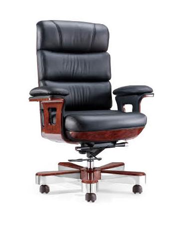 Executive Chair Genuine Leather Black DES-A020-B UK