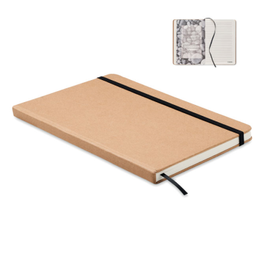 A5 NOTE BOOK RECYCLED CARTON in Brown.