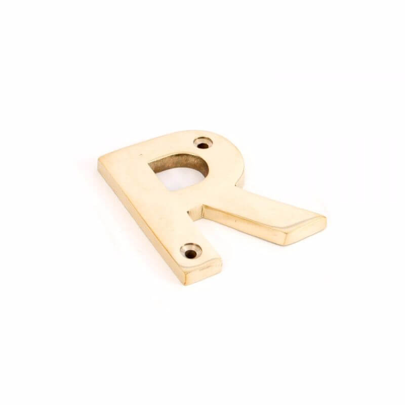 Anvil 83801R Pol. Brass Letter R