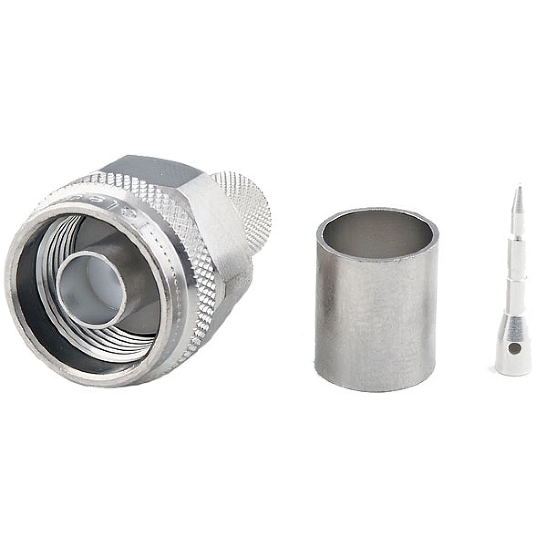 Telegartner J01020A0127 (100023916) 50 ohm, Straight, Cable Mount N Connector, Plug, Crimp Termination, 0 to 11GHz, 2.7/7.25, LMR400,