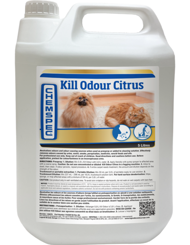 Stockists Of Kill Odour Citrus For Professional Cleaners