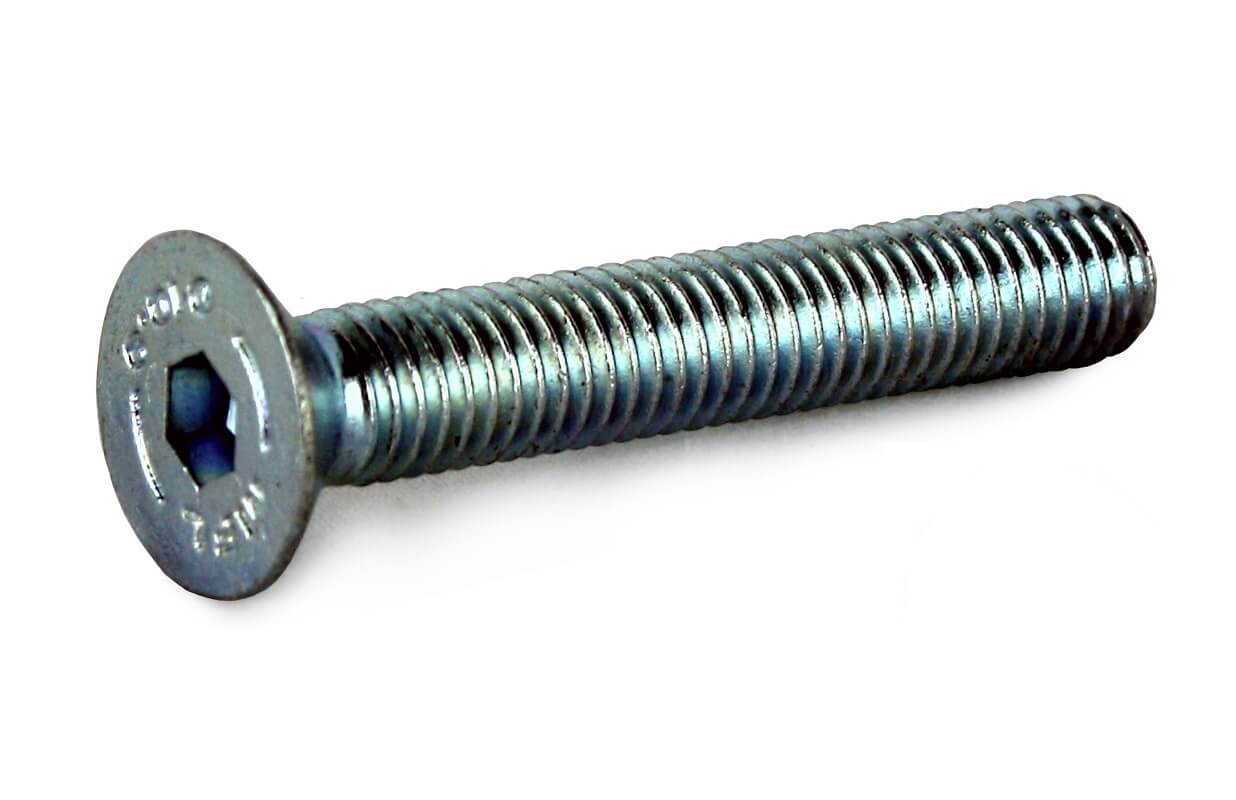 M6x8 Socket CSK Head Screw 10.9 BZP