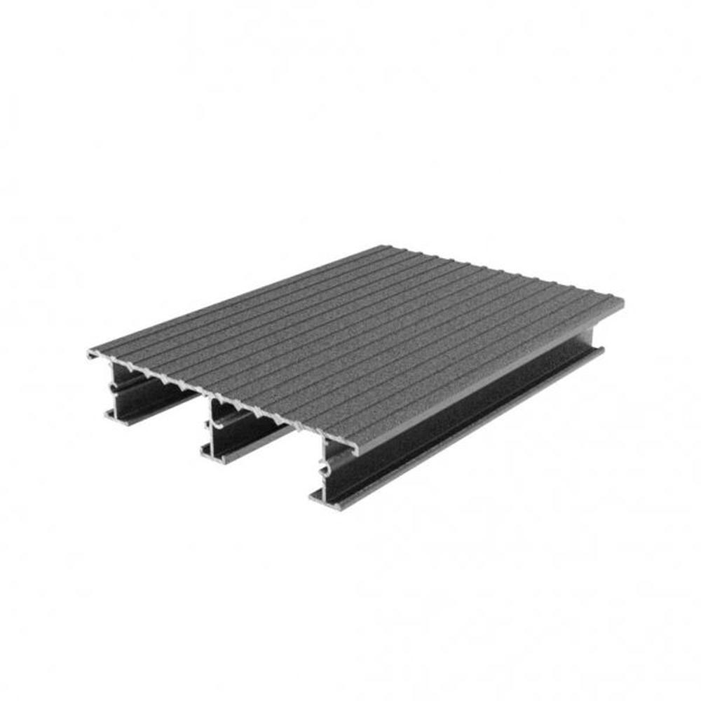 Anthracite Aluminium Deck Board Sample (150mm long) 