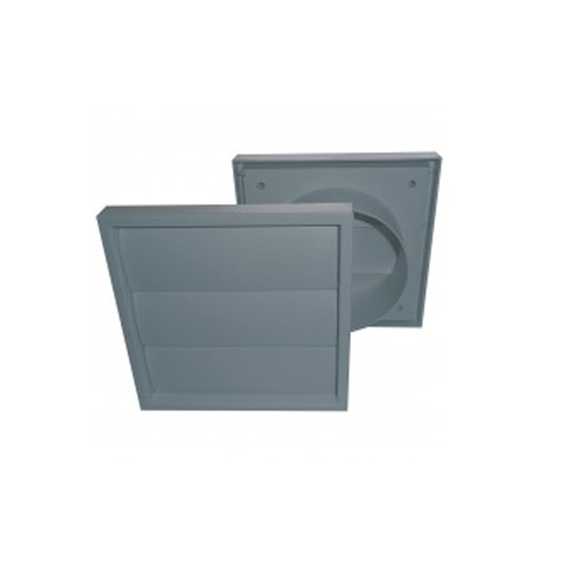 Manrose 150mm 6" Gravity Shutter Grey