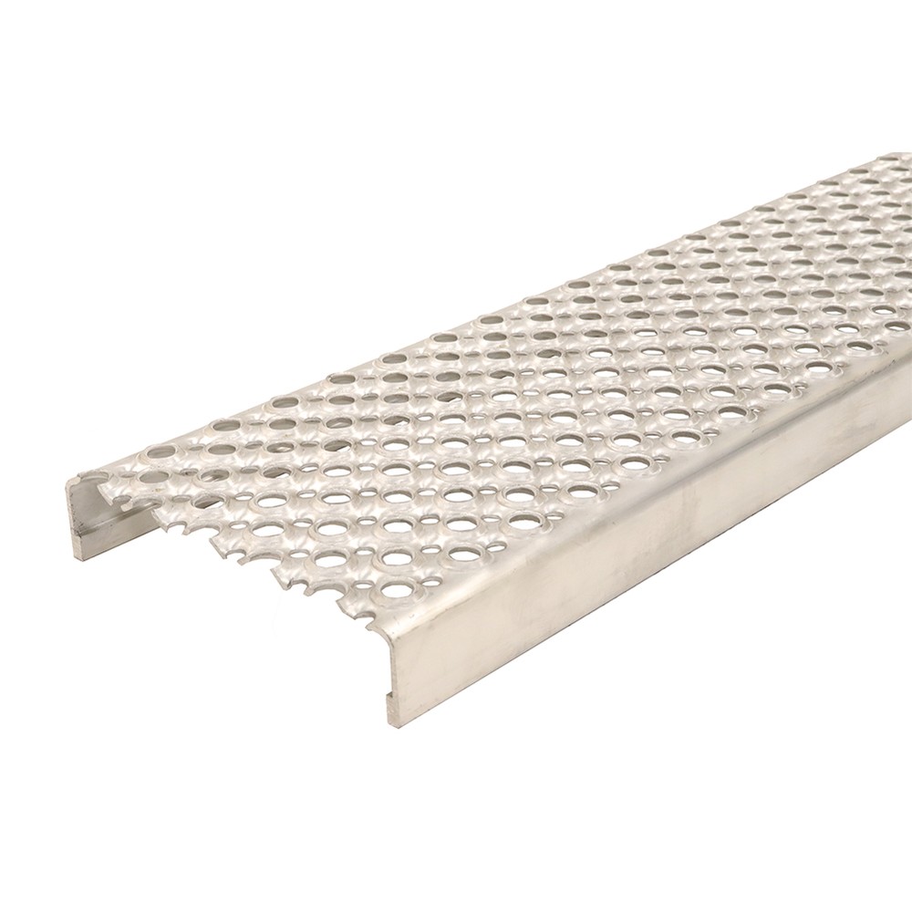O2 Perforated Plank 200mm x 45mm 2mm Thick Stainless Steel 3000mm Long
