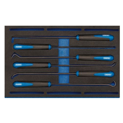 Draper 63494 6 Piece Long Reach Hook And Pick Set In 1/4 With EVA Drawer Insert Tray
