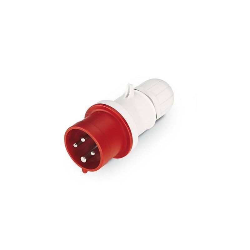 Scame 213.1636 Plug Industrial IP44 IP Rating 16 Amp 3P + E Pins