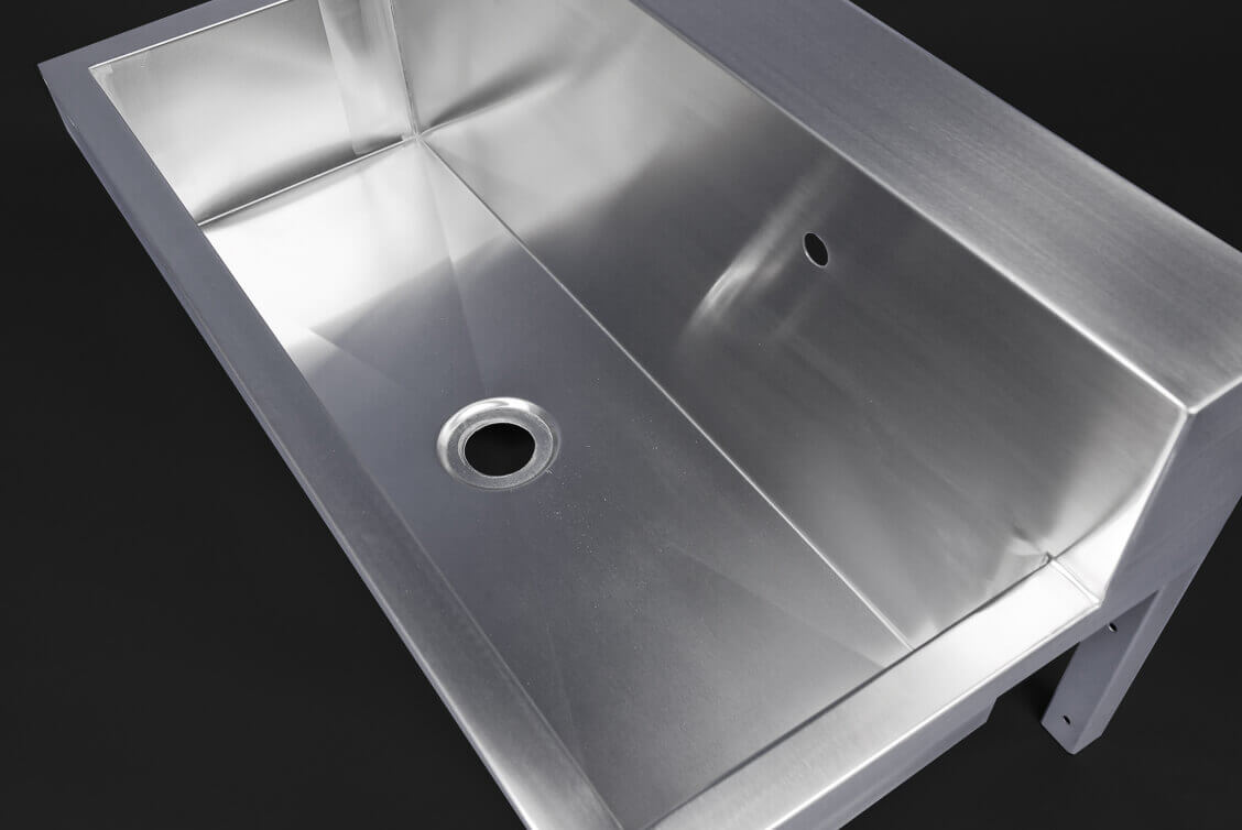 Stainless Steel Wash Troughs For School Restrooms