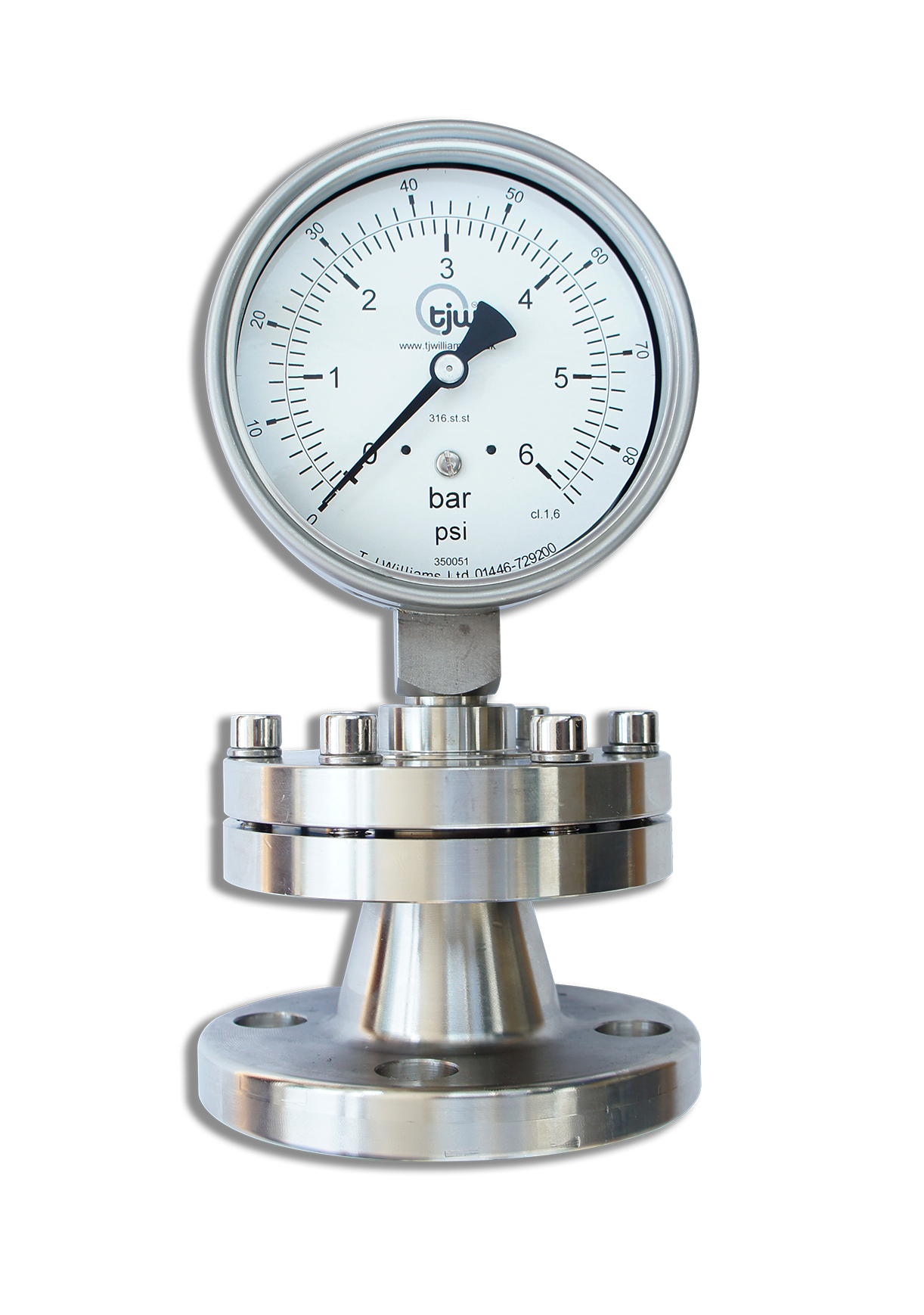 Chemical Seal Pressure Gauges For Industrial Applications