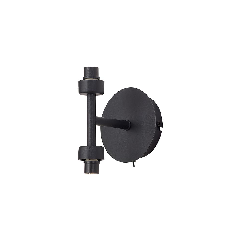 Luxuria Apex Satin Black 2 Light G9 Universal Switched Up / Down Wall Light