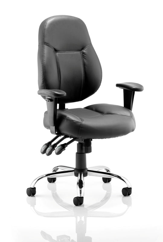 Providers Of Storm Black Bonded Leather Office Chair Near Me