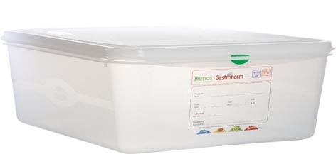 Airtight Gastronorm Food Grade Container 2/3 9 Litres