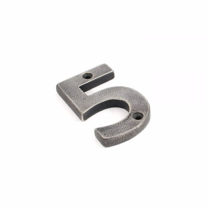 Anvil 83735 Antique Pewter Numeral 5