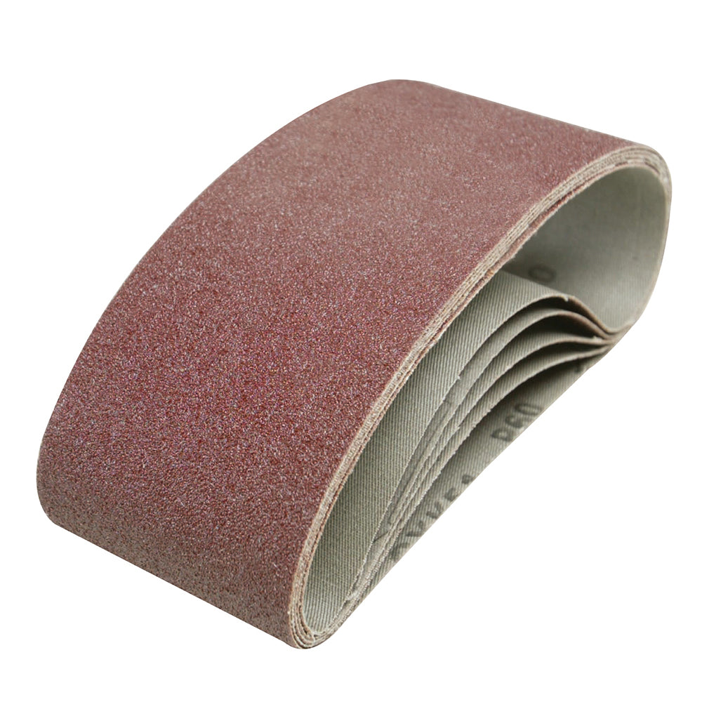 Silverline 185706 Sanding Belts 75 x 457mm 5pk 60 Grit