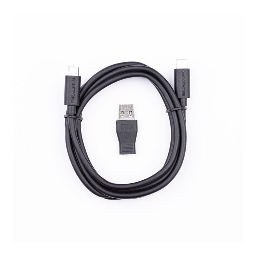 USB-C to USB-C 2.0 cable with adapter to USB 3.0 type A Male