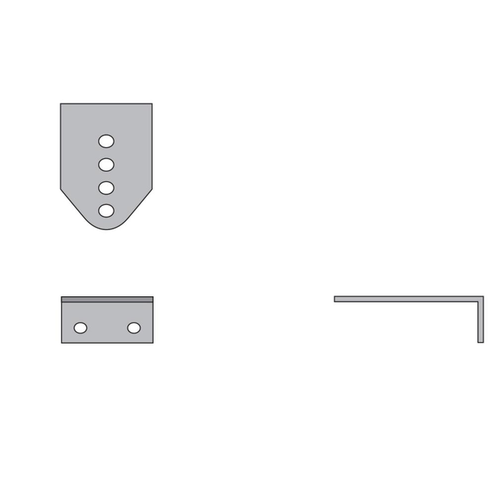 GP8 Mounted Post Bracketfor GSG 19 Gate Gas Closer