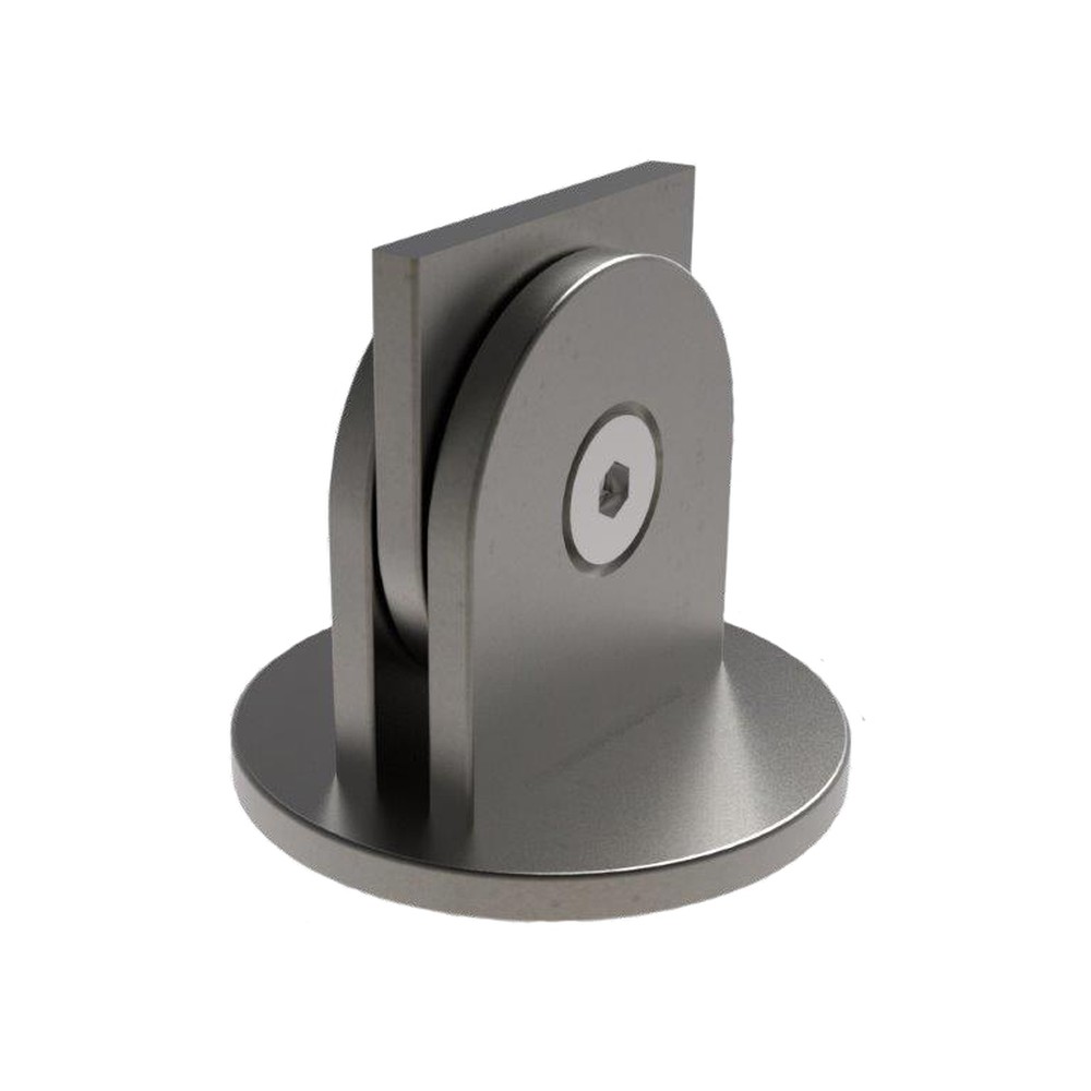 Adjustable Handrail Connector - Threaded To suit 48.3mm Tube - Mild Steel