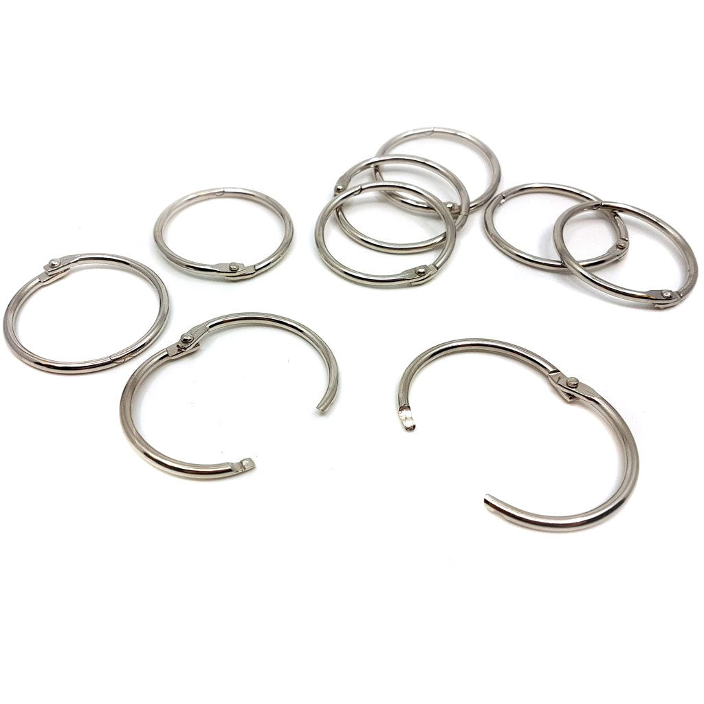 Hinged Rings (Nickel Plated Swatch / Flip Charts Rings)