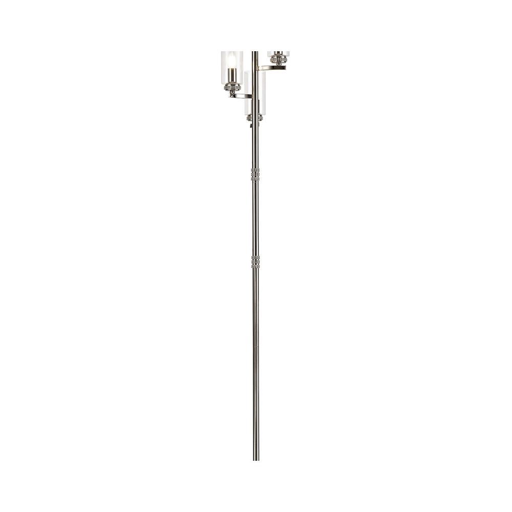 Luxuria Lei Floor Lamp 3xE14 Polished Nickel