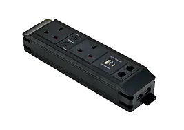 P-Pack-2/2DCU - P-Pack Underdesk PDU with 2x UK Sockets, Dual Cat6, USB-A & USB-C