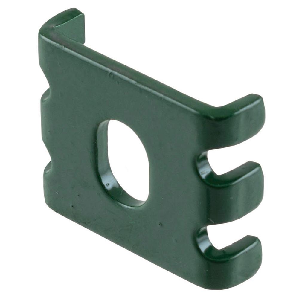 Mesh Clip for 358 MeshPowder Coated Green Finish - RAL 6005