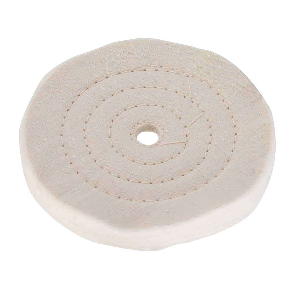 Silverline 633782 Double-Stitched Buffing Wheel 150mm