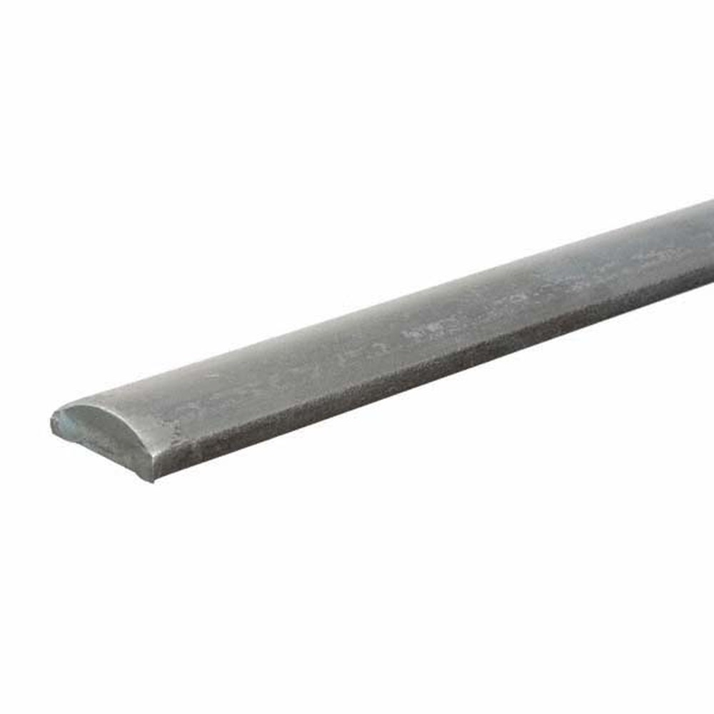 38 x 13mm - 6.1m Mild Steel Convex Bar Square Edge