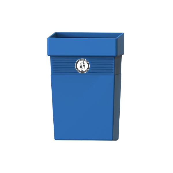 Regent 50L Open Top Litter Bin - Red