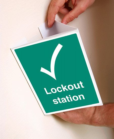 Lockout Station - Easyfix Projecting Signs