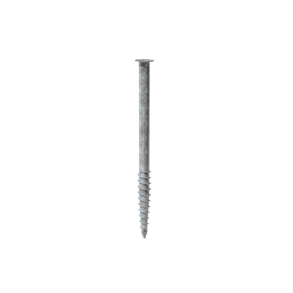 Ground Screw - F200 - 1550 x 76mm Galvanised Steel to DIN ISO 1461 