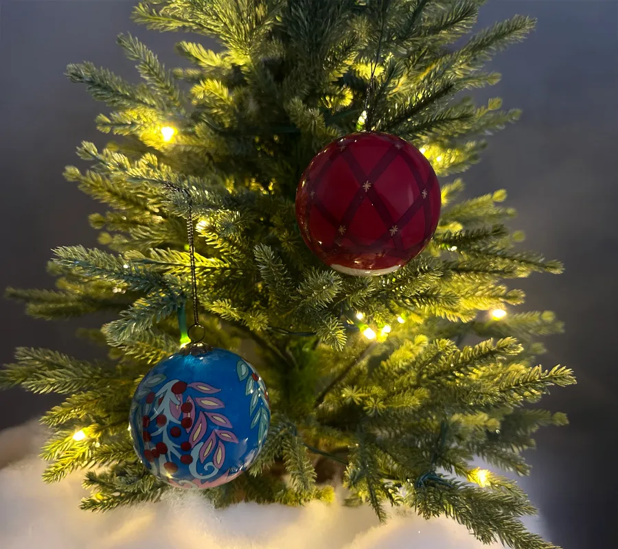 Personalised Festive Baubles For Alcohol and Drink Industry