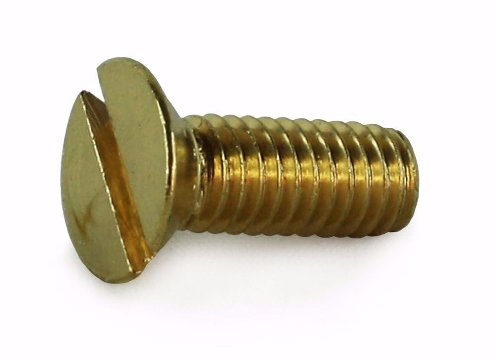 M4x40 Brass Slot Csk Machine Screw