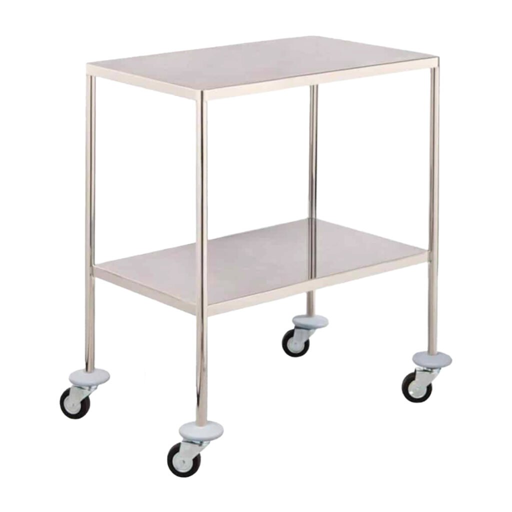 Stainless Steel Dressing Trolley, 750x450mm